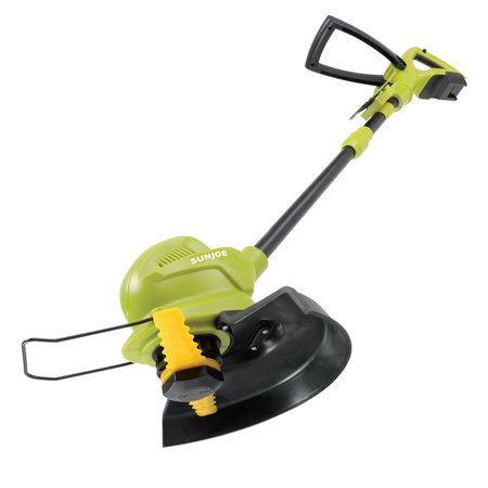 Sun Joe 24V iON+ 10-in. 2.0Ah Cordless SharperBlade Stringless Lawn Trimmer Core Tool 24V-SB10-CT